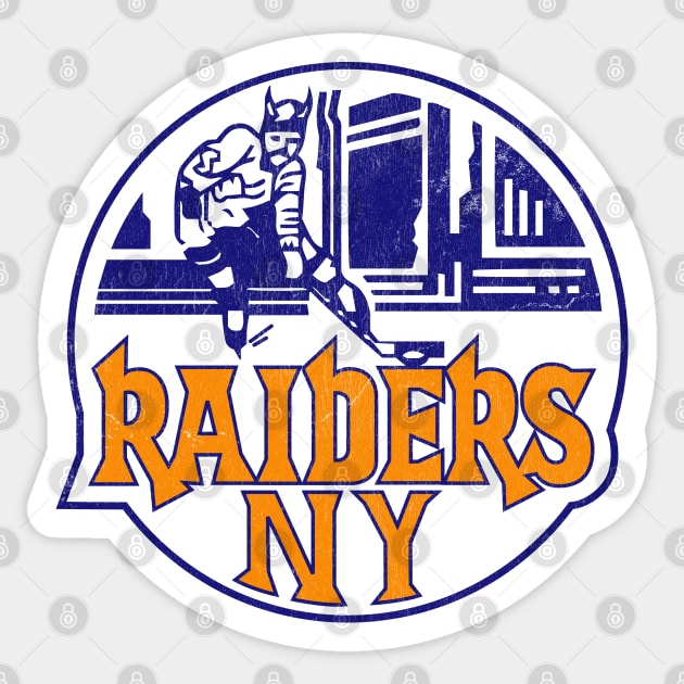 Short-lived New York Raiders Hockey Sticker by LocalZonly